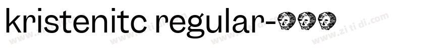 kristenitc regular字体转换